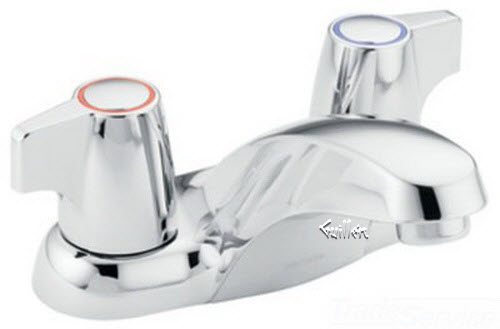 Tech 64950 Moen 2 handle lav without drain assemblyChrome""
