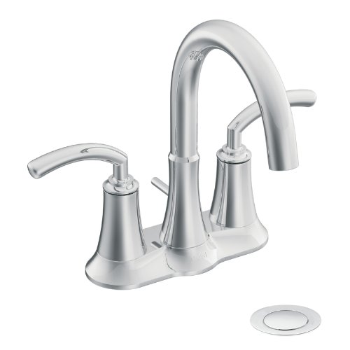 Tech 6510 Moen 2 handle lav with drain assemblyChrome""
