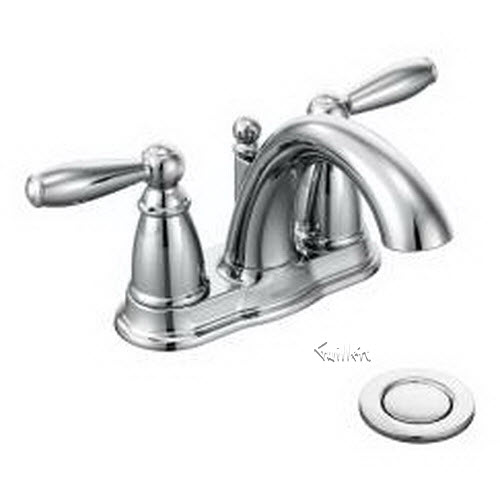 Tech 6610 Moen 2 handle lavatory faucet with drain assembly repair replacement technical part breakdown