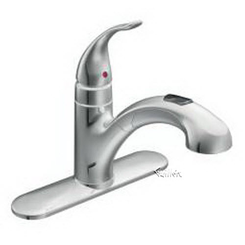 Tech 67315C Moen 1 handle kitchen with pullout spout repair replacement technical part breakdown