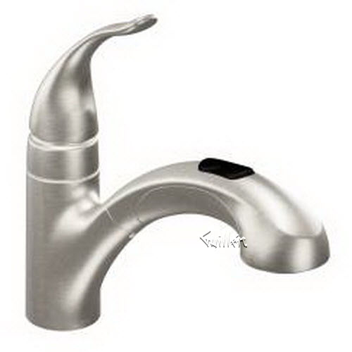 Moen 67315SRS; Integra; itga one-handle kitchen faucet spot resist lr; in Spot Resist Stainless