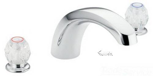 Tech 6980 Moen 2 handle Roman tubChrome""