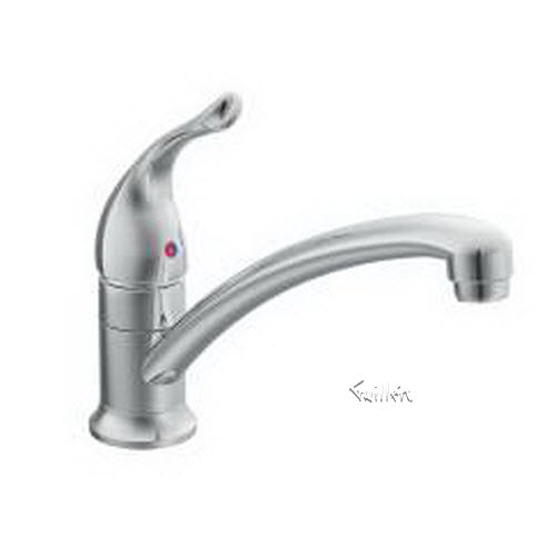 Tech 7423 Moen 1 handle kitchen faucet repair replacement technical part breakdown