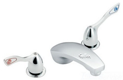 Tech 8131 Moen 2 handle lavatory without drain assemblyChrome""