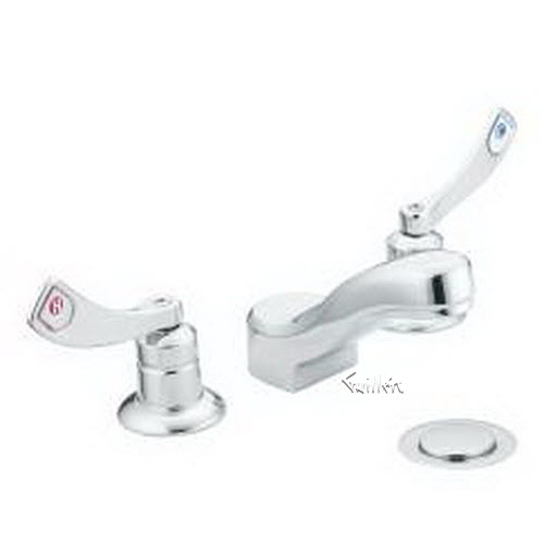 Tech 8239 Moen 2 handle lavatory faucet with metal drain assembly repair replacement technical part breakdown