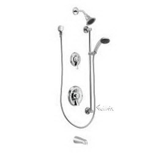 Tech 8343 Moen Tub shower system repair replacement technical part breakdown
