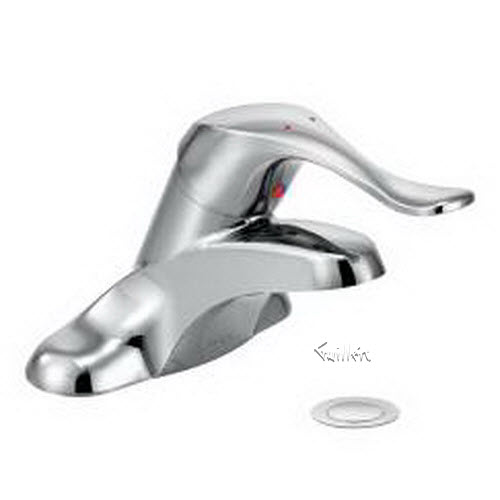Tech 8420 Moen 1 handle lavatory faucet with metal drain assembly repair replacement technical part breakdown