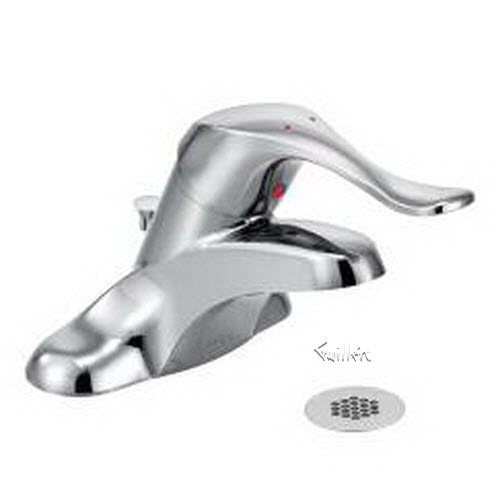 Tech 8425 Moen 1 handle lavatory faucet with grid strainer waste repair replacement technical part breakdown