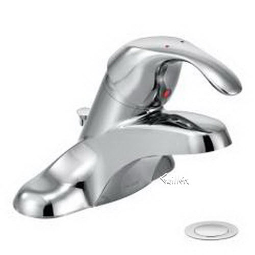 Tech 8432 Moen 1 handle lavatory faucet with metal drain assembly repair replacement technical part breakdown