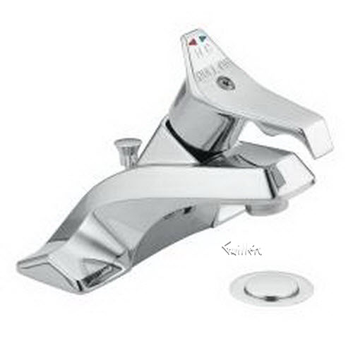 Tech 8465 Moen 1 handle lavatory faucet with metal drain assembly repair replacement technical part breakdown