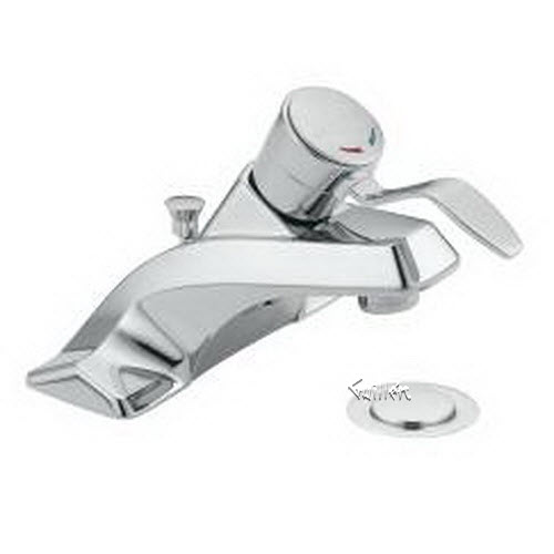 Tech 8475 Moen 1 handle lavatory faucet with metal drain assembly repair replacement technical part breakdown