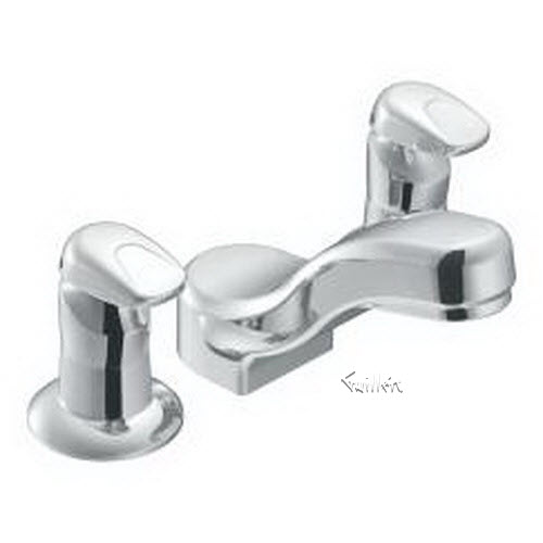 Tech 8889 Moen 2 handle metering lavatory faucet without drain assembly repair replacement technical part breakdown
