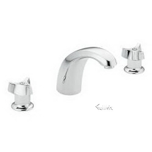 Tech 8966 Moen 2 handle lavatory faucet without drain assembly repair replacement technical part breakdown