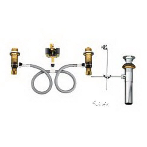 Tech 9000 Moen Rough-in lavatory faucet valve with drain assembly repair replacement technical part breakdown