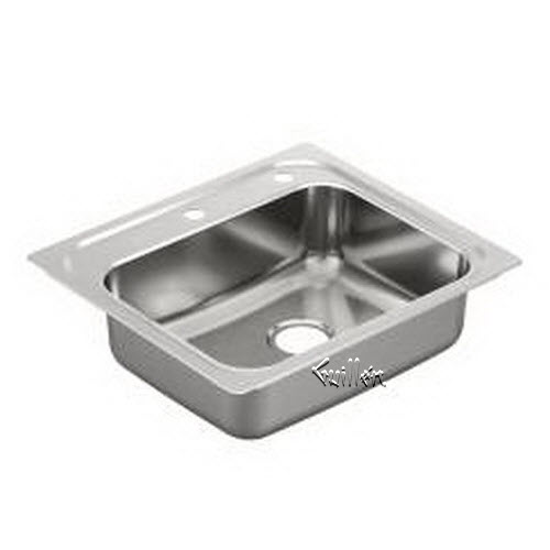 Moen G201962; 2000 Series; 20 gauge stainless single drop-in 2 hole repair replacement technical part breakdown