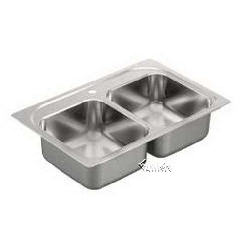 Moen G202131; 2000 Series; 20 gauge stainless double equal drop-in 1 repair replacement technical part breakdown