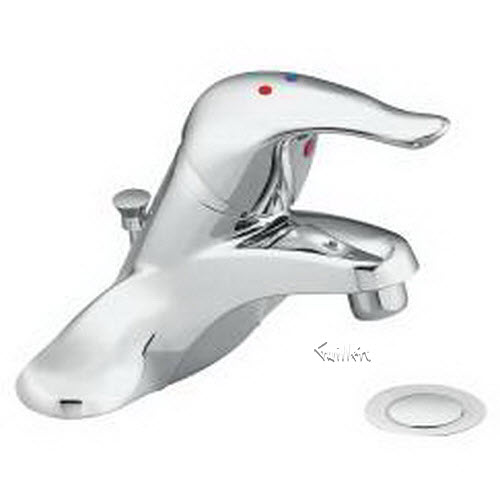 Tech L4635 Moen 1 handle lavatory faucet with drain assembly repair replacement technical part breakdown