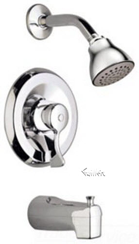 Tech T189 Moen Trim kit for Posi-Temp tub/showerChrome""