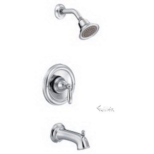 Tech T2153 Moen Trim kit for Posi-Temp tub/shower repair replacement technical part breakdown