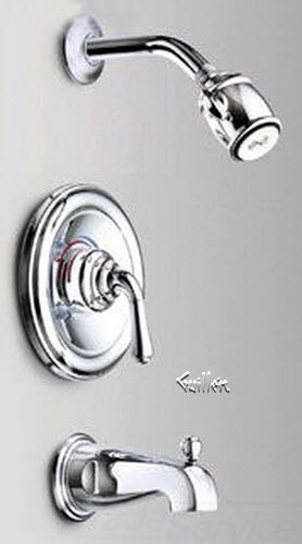 Tech T2347 Moen Trim kit for Posi-Temp tub/showerChrome""
