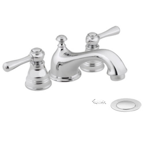 Tech T6103 Moen Trim kit for 2 handle lav with drain assemblyChrome""
