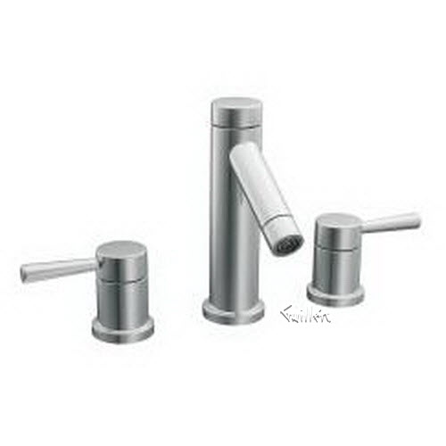 Tech T6110 Moen Trim kit for 2 handle lavatory faucet with drain assembly repair replacement technical part breakdown