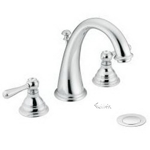 Tech T6125 Moen Trim kit for 2 handle lav with drain assembly repair replacement technical part breakdown
