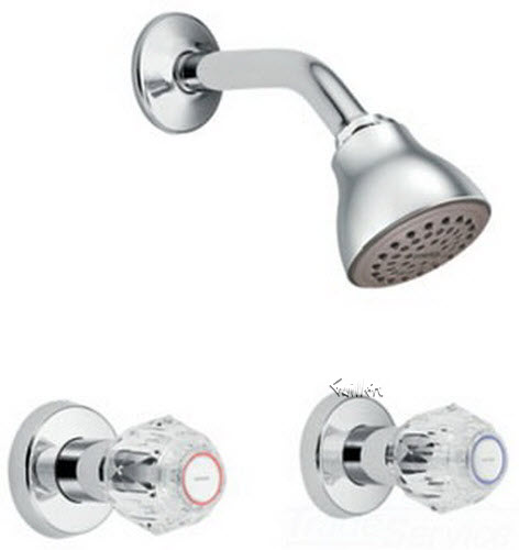 Tech T62979 Moen Trim kit for 2 handle showerChrome""