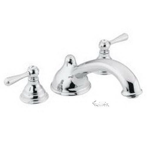 Tech T910 Moen Trim kit for 2 handle Roman tub faucet repair replacement technical part breakdown