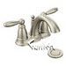 Tech 8146 Moen 2 handle lavatory without drain assemblyChrome""