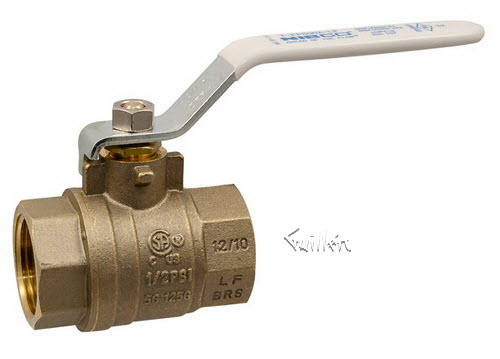 Nibco S FP-600A-LF; ; 1" ball valve cop x cop full port lead free; in Unfinish   S58010; S FP-600; SFP600A