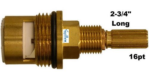 Ondine 26071-1; ; 3/4" hot  short ceramic cartridge; in Unfinish