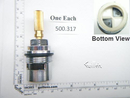 Opella 500.317; ; 3/4" cold ceramic cartridge; in Unfinish