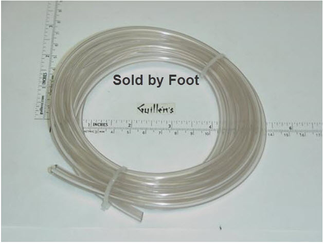 PresAirTrol 2311/01-500; ; tubing linear feet .125"" inch x .250"" inch air button actuator 1/8 x 1/4; in Clear