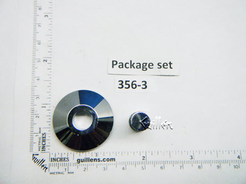 PresAirTrol 356-3; ; chrome cap assembly B513 air button actuator;in White; Discontinued Product