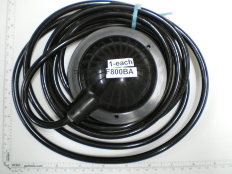 PresAirTrol F800BA; ; foot bellow actuator on / off flange with tube;in Black
