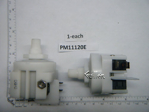 PresAirTrol PM11120E; ; pressure switch 1/8"" inch npt; in White