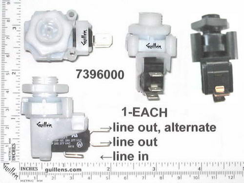 PresAirTrol TVA111B; on / off pump air switch tinytrol 3 prong; in White    PresAirTrol