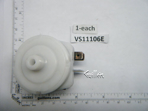 PresAirTrol VS11106E; ; adjusted vacuum switch; in White