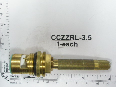 Paul Decorative CCZZRL-3.5; ; ceramic cartridge r/h long-31/2; in Unfinish