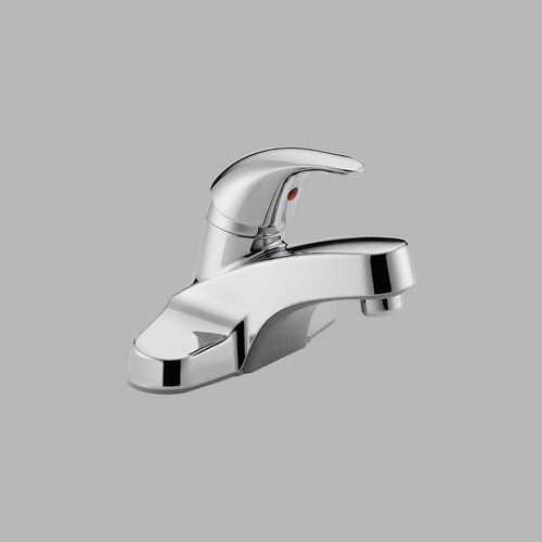Peerless P131LF; Core; single handle lavatory faucet without pop-up repair replacement technical parts breakdown; in Unfinish
