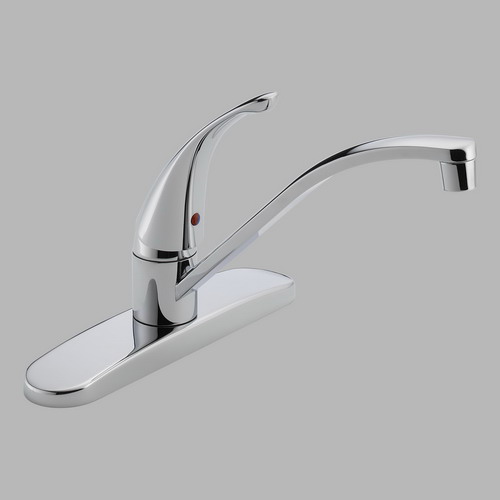 Peerless P188200LF; Choice; Single handle kitchen faucet without sidespray repair replacement technical part breakdown