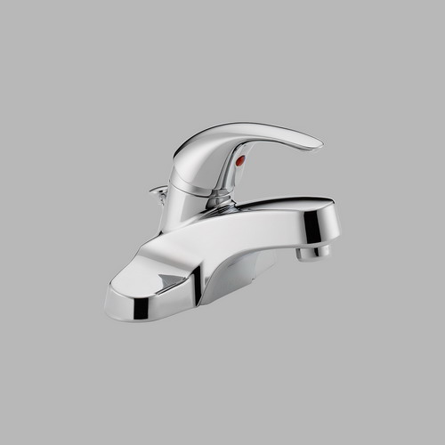 Peerless P188620LF; Choice; single handle lavatory faucet with pop-up repair replacement technical parts breakdown; in Unfinish