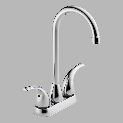 Peerless P288LF; Choice; Two handle bar-prep faucet without sidespray repair replacement technical part breakdown
