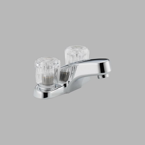 Peerless P299601LF; Choice; Two handle lavatory faucet without pop-up repair replacement technical part breakdown