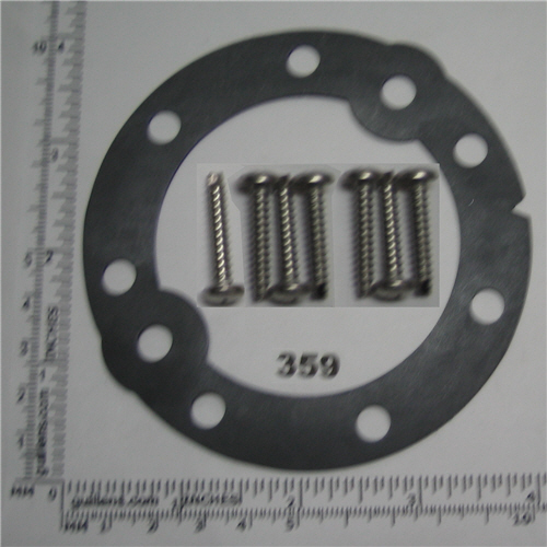PF2 359; ; cap gasket with screws kit pressure assist toilet; in Unfinish; Discontinued Product
