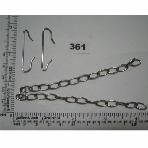 PF2 361; ; chain w/ hooks kit; in Unfinish