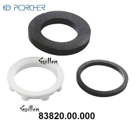 Porcher 83820.00.000; Veneto; gasket for flush valve; in Unfinish