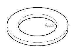 Price Pfister ; ; 949-3100 Washer Trip Waste Rbr   Unfinished