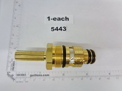 PSI 5443;;__ 2-3/4in 16pt; Cold ccwc 1/4 Turn brass ceramic cartridge; in Unfinish; Use PSI 5442 for Hot